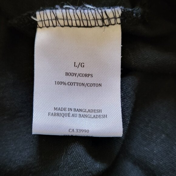 GUNS N' ROSES Appetite For Destruction Retro Black Splatter T-Shirt Size Large - Picture 4 of 4